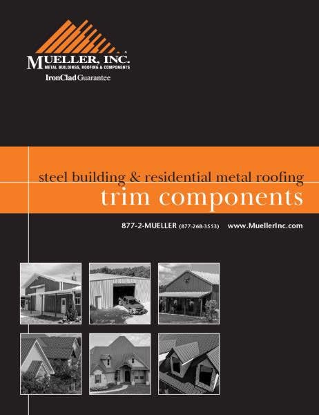 mueller metal buildings trim catalog